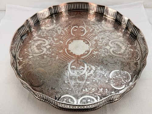 Tablett silber plated - tablett,