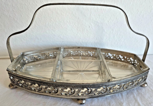 Jugendstil versilbertes