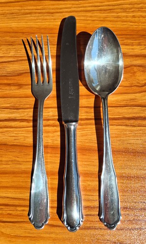 Sechsteiliges tafelbesteck - 3x,
