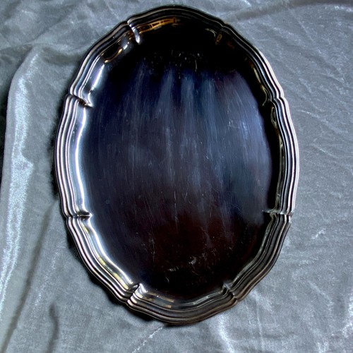 Serviertablett,versilbertes