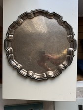Versilbertes Tablett 35 cm