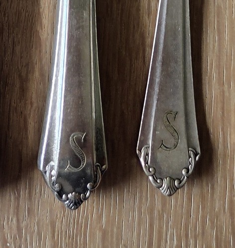 Altes besteck monogramm - besteck,, "s"
