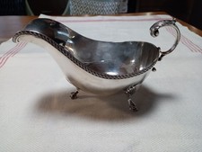 Sauciere, versilbert, englisch