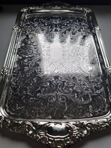 Großes prunk tablett barock - großes,