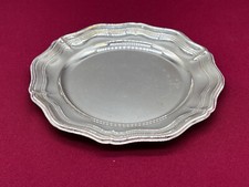 VERSILBERTER TELLER 18cm